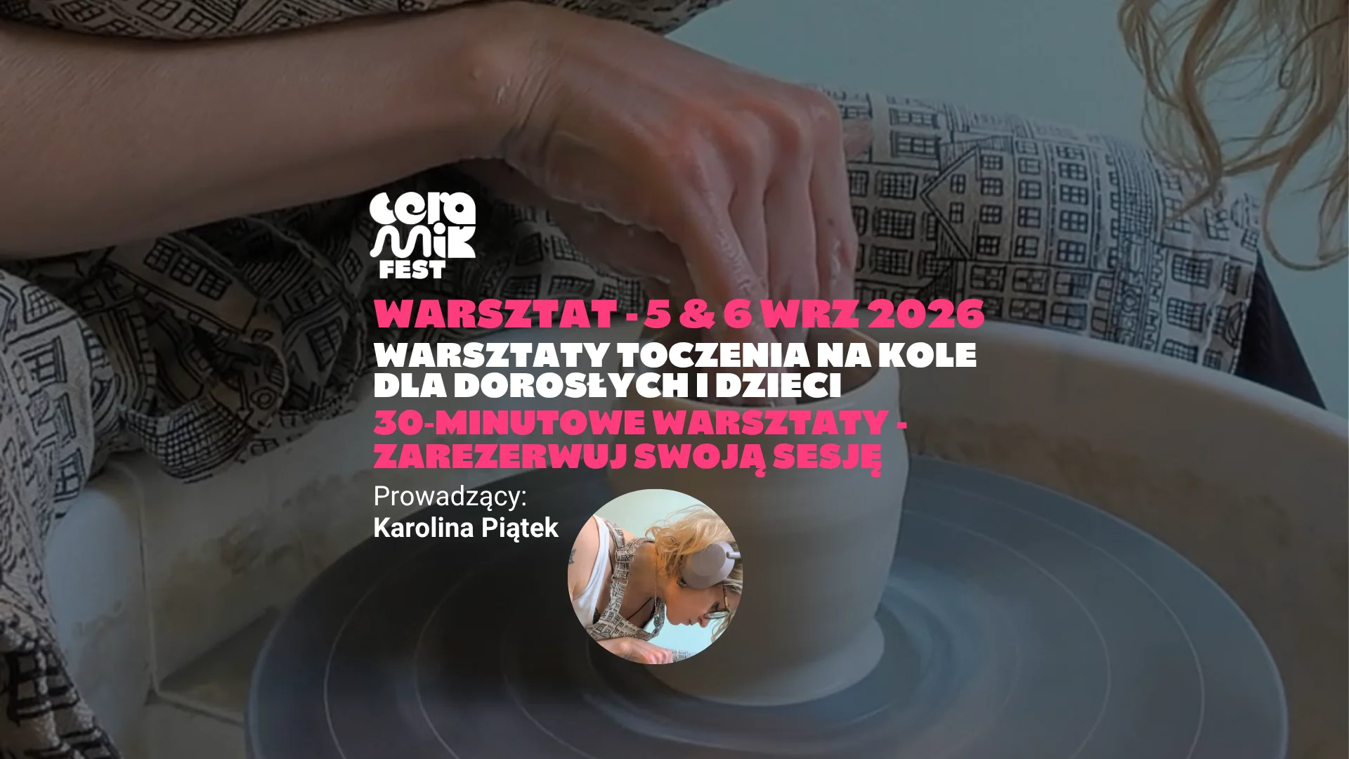 Warsztaty toczenia na kole dla dorosłych i dzieci